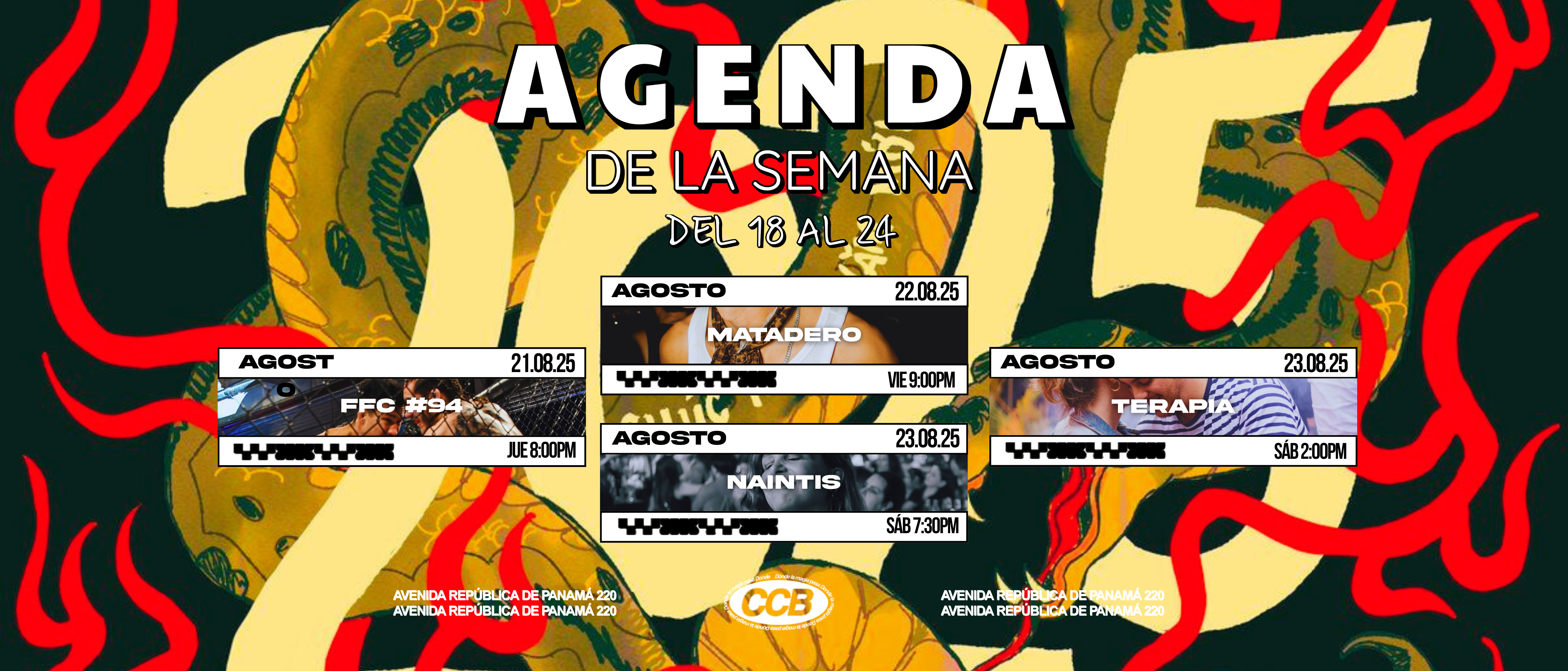 AGENDA DE LA SEMANA