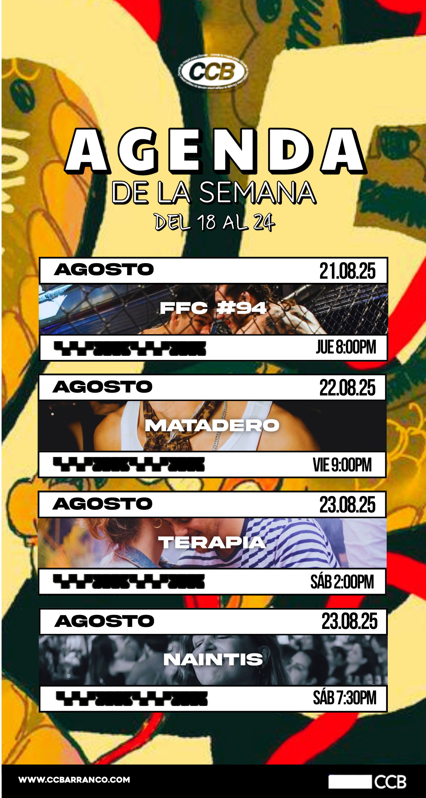 AGENDA DE LA SEMANA